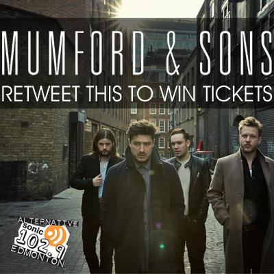 sonic1029's tweet photo. Want to see @MumfordAndSons at Rexall, Aug 11? RT and be instantly entered to win a pair of tix! You can do it! #yeg http://t.co/Tu68lbdwhk