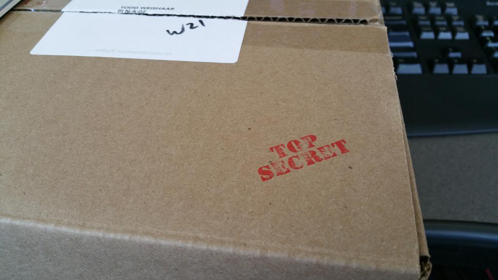 iceman25c's tweet photo. Top Secret box. Awesome. #operationcatalyst http://t.co/mjWA8iJkak