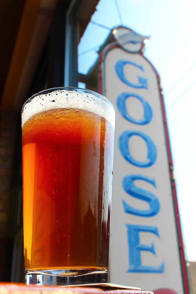#CubbyBlue is pouring, the sun is shining, and the beer garden is open! #GooseWrigley #GooseBeerGarden #GoCubsGo