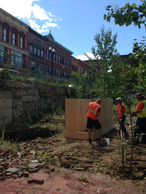 LAArtsME's tweet photo. Groundbreaking for L/A Rattle begins! Donate to help finish this final stage of the project. http://t.co/ZJJYQ42cpp http://t.co/6lqQEvTvj4