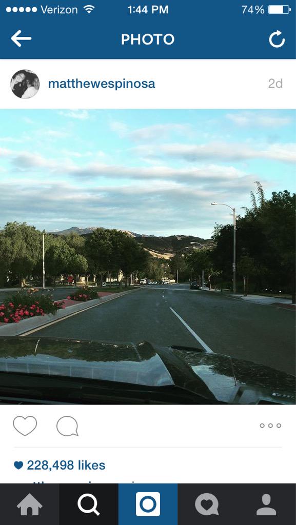 UpdatingMLE's tweet photo. Matthew Espinosa via Instagram (@matthewespinosa) "views" http://t.co/zLNBA6Hkow
