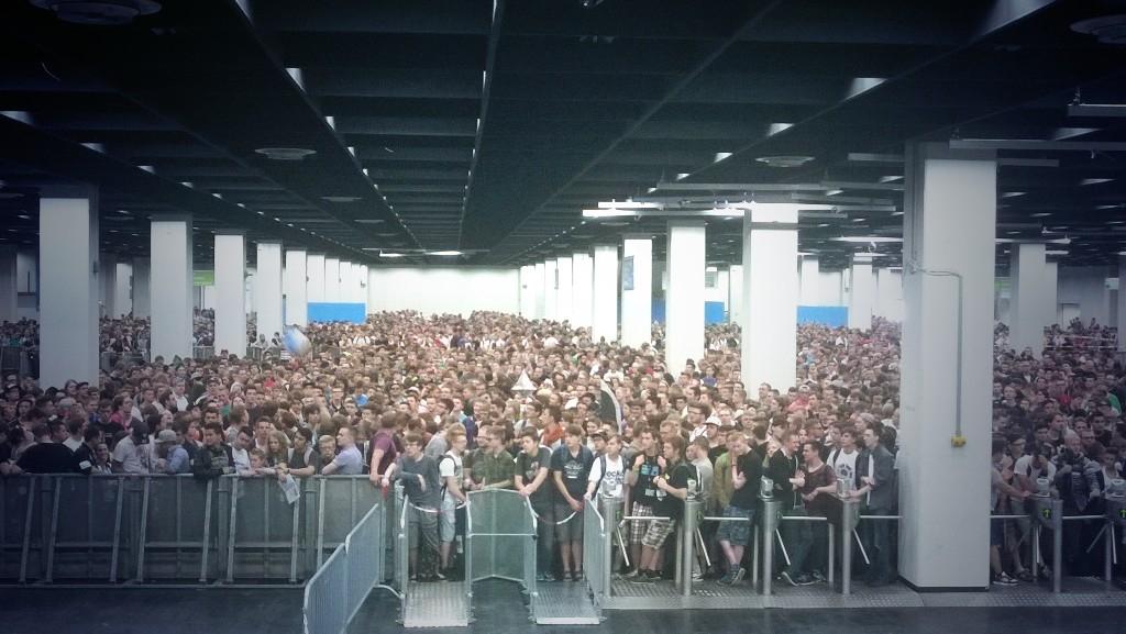 Heute sah die Messe etwas voller aus. :) #gamescom15