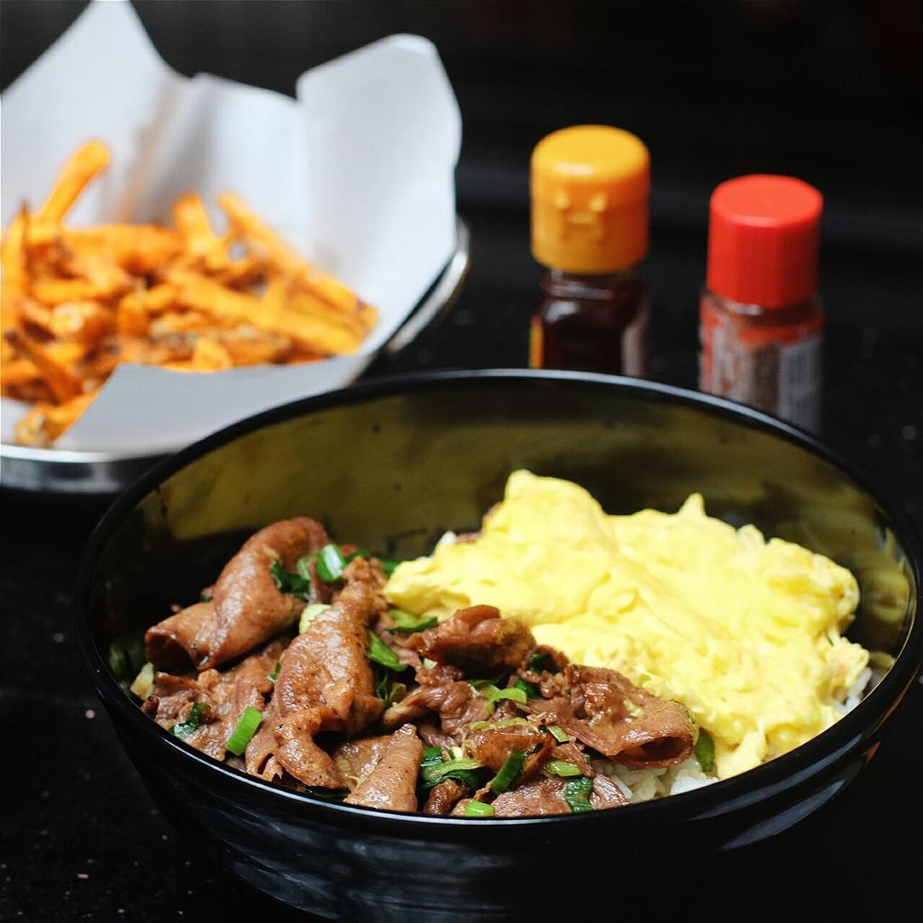 Gyu Tan Don at Melbourne Kitchen. Yummyyy! 50,2k di dalam Nyland Hotel - Cipaganti