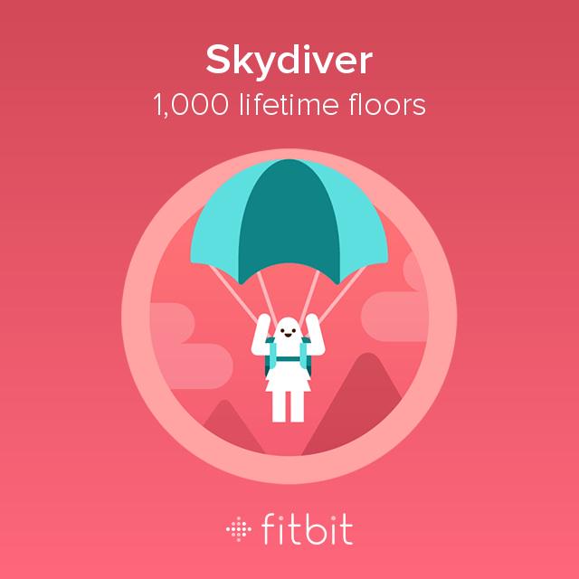 EmmyKeck's tweet photo. I climbed 1,000 floors with my #Fitbit and earned the Skydiver badge. http://t.co/wh8zN439HF