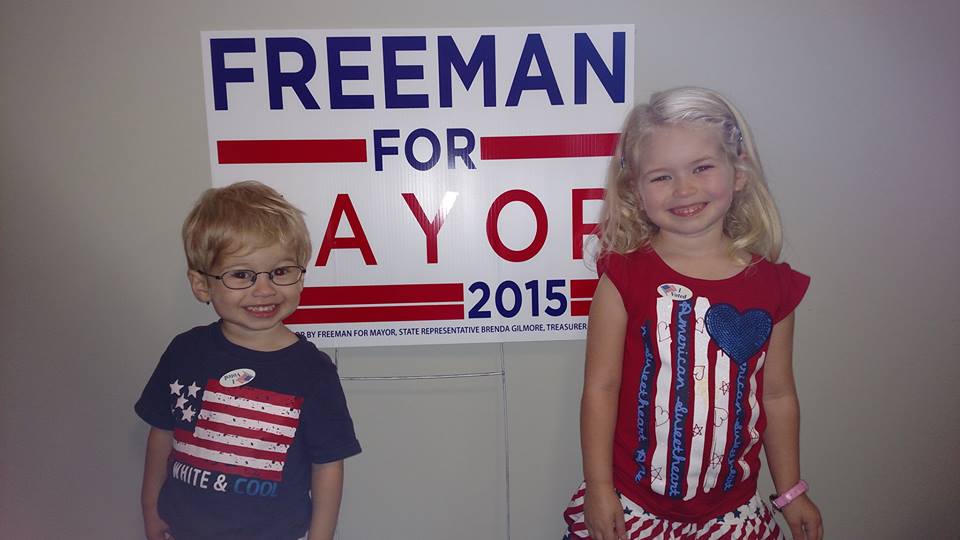 freemanformayor's tweet photo. #TeamFreeman #Nashforward Get out the vote! http://t.co/MllwcOlEiy