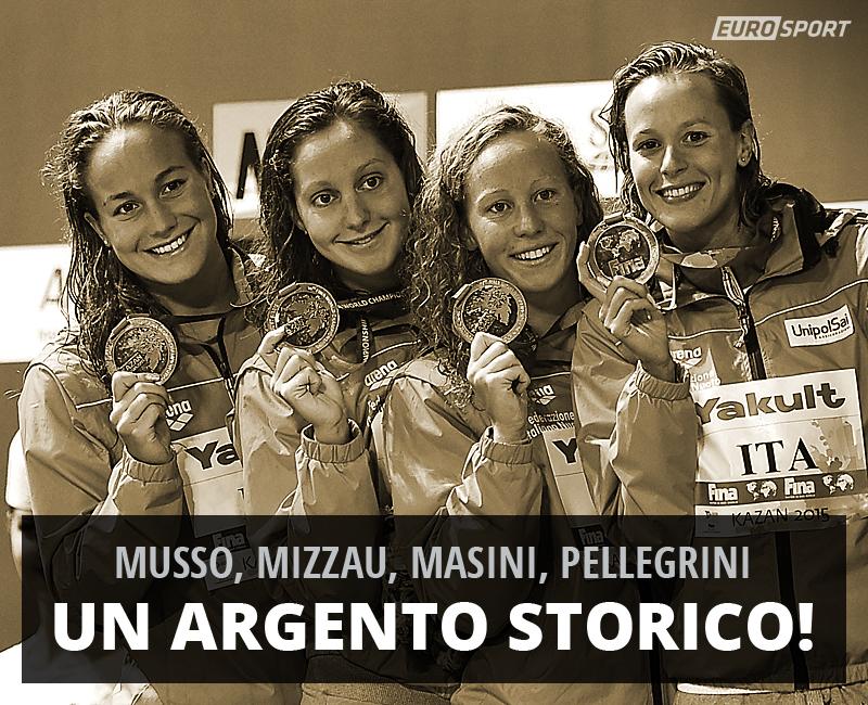 Guardatele bene: queste 4 ragazze hanno fatto la storia

#Musso #Mizzau #Masini #Pellegrini #Kazan2015
