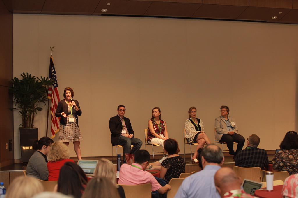Cafe_Learn's tweet photo. Fantastic panel @ #EngagedLearningCSU @julieschell @tjbliss @Carrieodonfire http://t.co/0u7L4RQmWJ