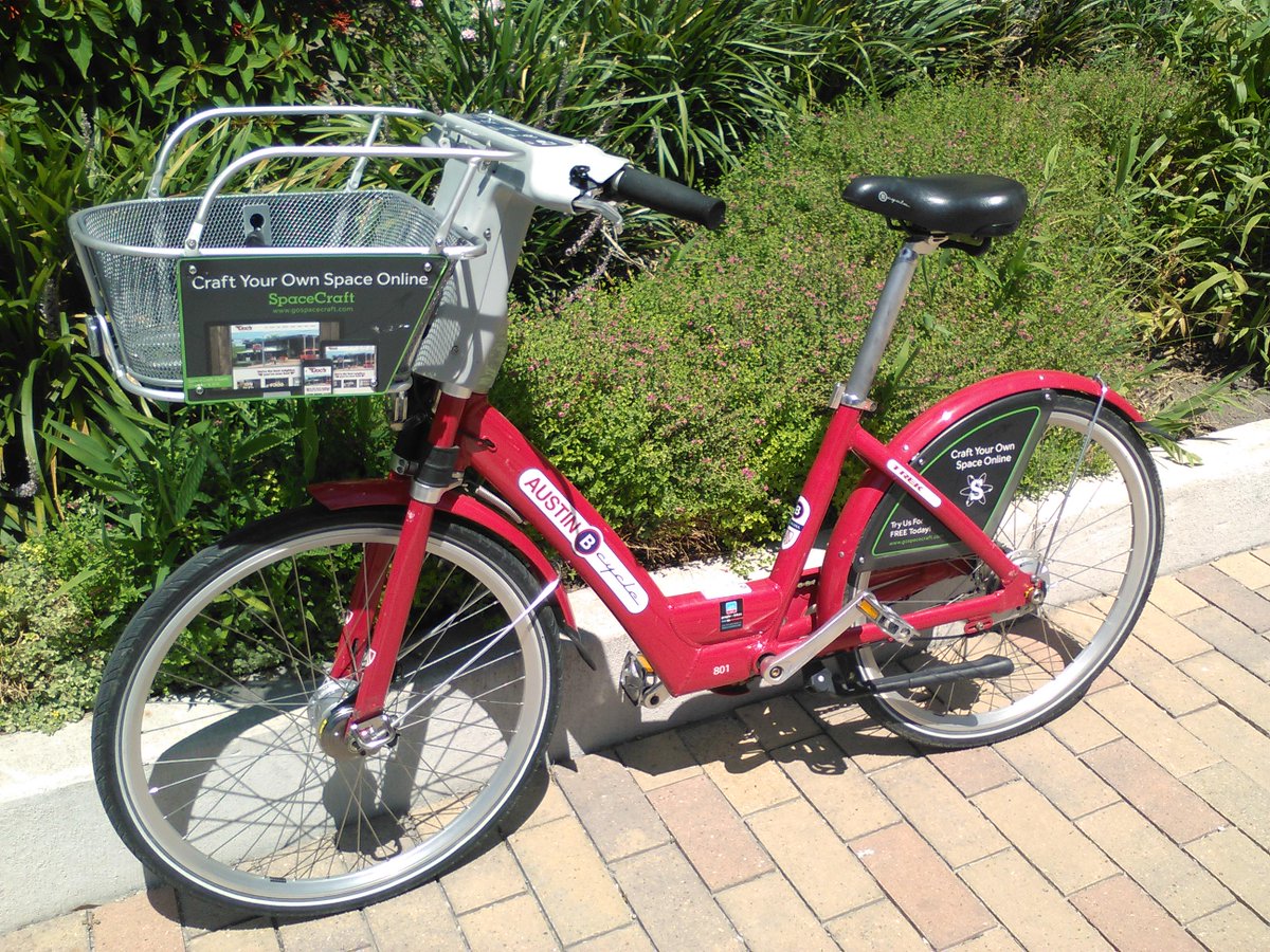 ATXMetroBike's tweet photo. Heading out to ride on #Townlake trail on @go_SpaceCraft #Bcycle. Nice and shady to avoid the sun. http://t.co/b63DQ6IXBH