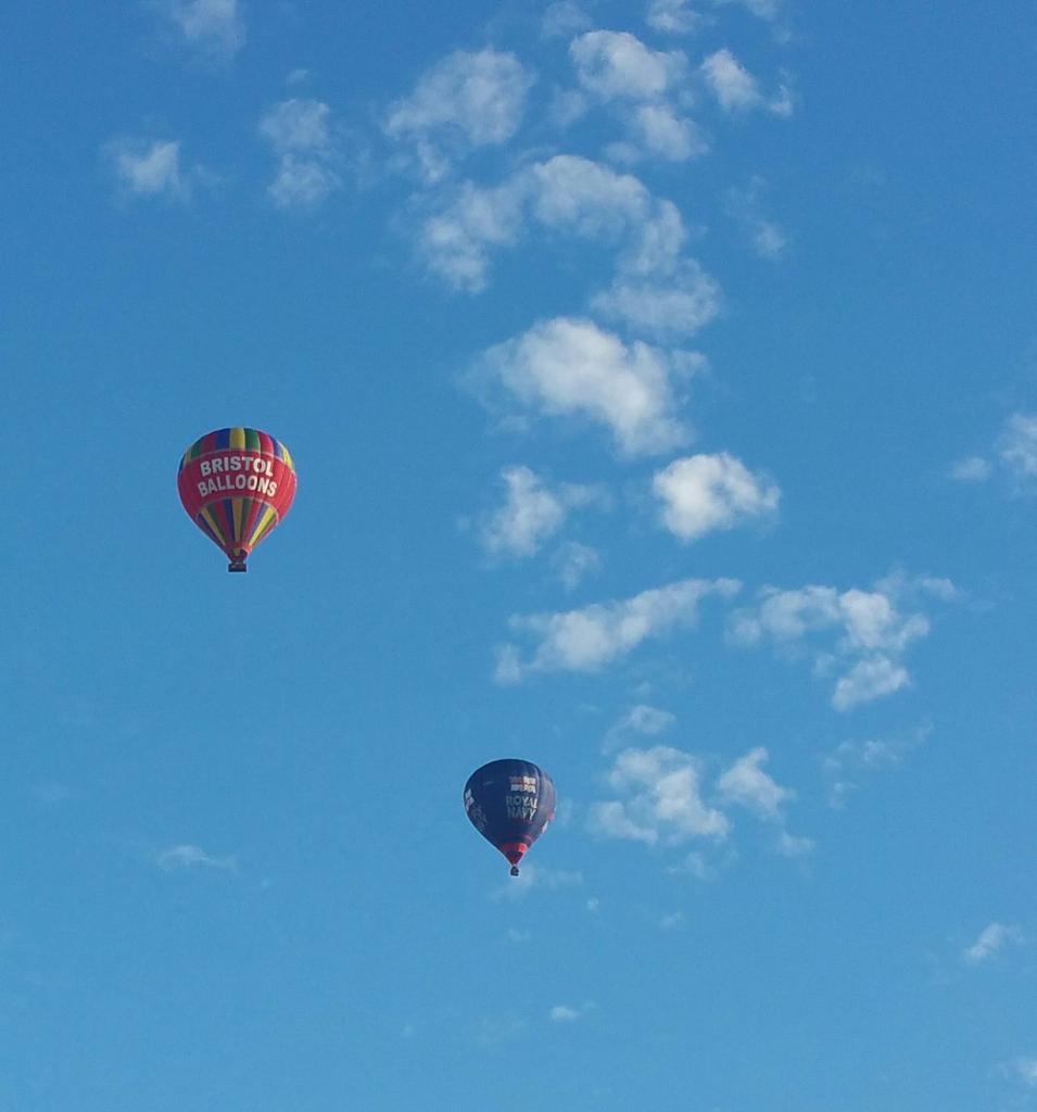 Happiness is balloons floating over the harbour with a glass of wine &amp; great coffee. <a href="/BristolBalloons/">Bristol Balloons</a> @SpkandStrngr