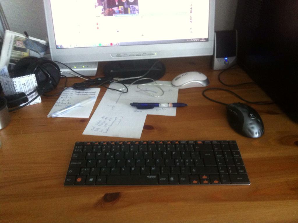 New keyboard! Let the writing commence! #SR #writing