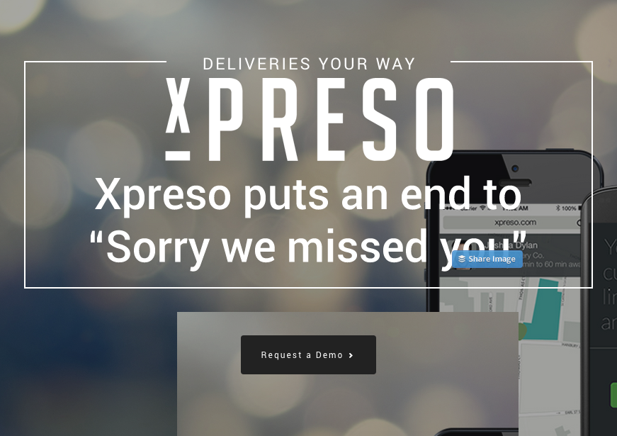 UpStartedHQ's tweet photo. With @xpresosoftware people can be sure to get their packages the first time w/ notifications: http://t.co/VP04YMUg9l http://t.co/aNgDoYqxdK
