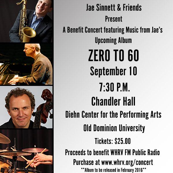ashby802's tweet image. @Window_Man_VB A night of straight-up jazz with @jaesinnett and Friends.  September 10 at Chandler Hall/ODU.