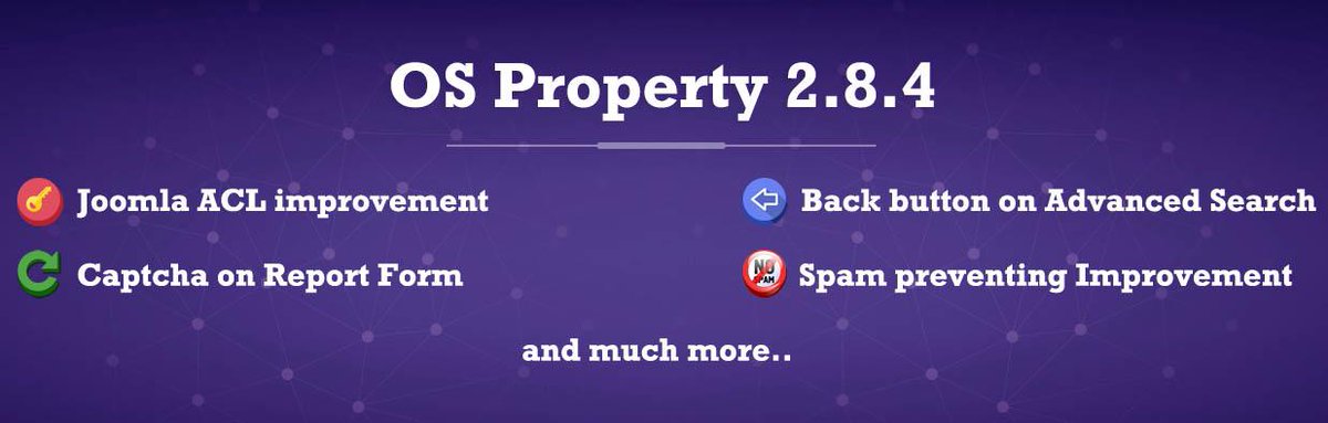 osproperty's tweet photo. @osproperty 2.8.4 has been released. Visit here http://t.co/pYjbyo36wJ for more details http://t.co/Kiybjy3JyJ