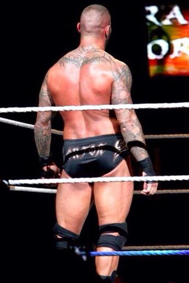 Hello, back on an ass #randyorton #ass #butt #wwe #gay #homo #hot #horny #s...