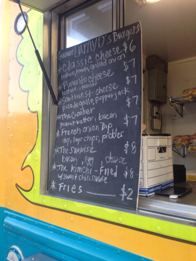 fondrenlock's tweet photo. Fondren @FFTcity #FFTcity @LurnyDsGrille We are getting the Pimento Cheese Burger & Kimchee Burger! http://t.co/ggfTjNazqY