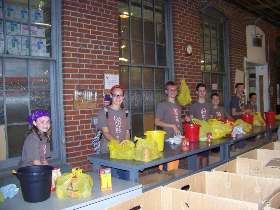 Crossroads Camp Day of Caring at the Food Bank on August 5th! Thanks for your help everyone!