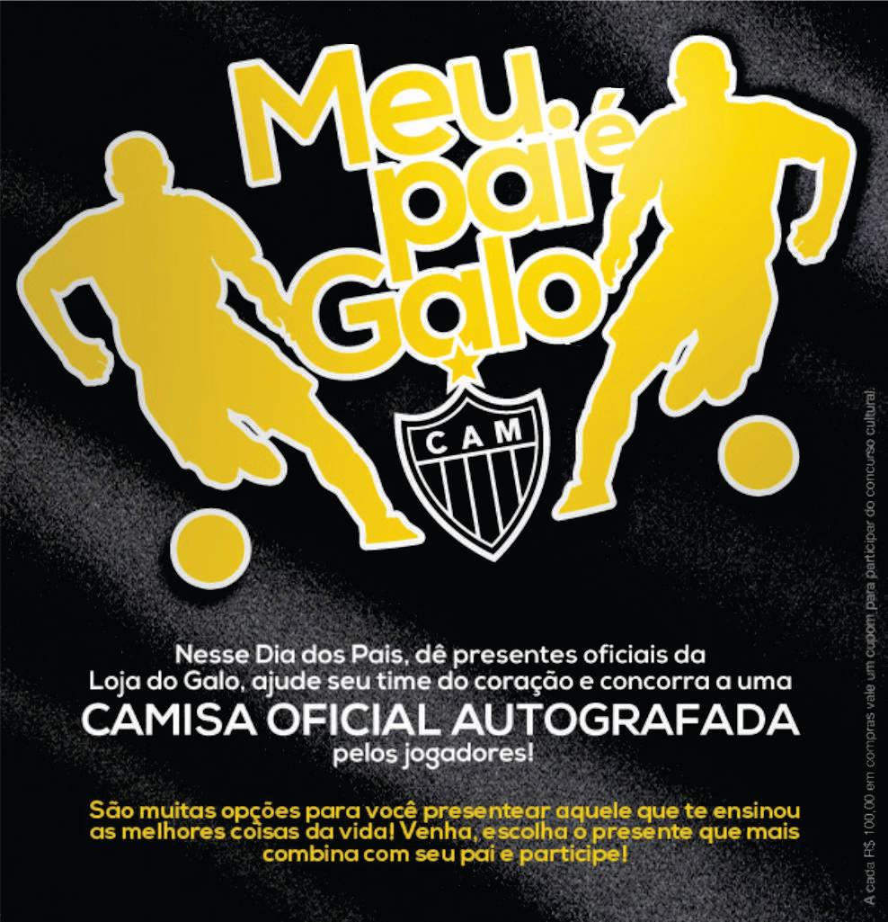 CAMISA DO GALO AUTOGRAFADA: Camisa Autografada do Galo!