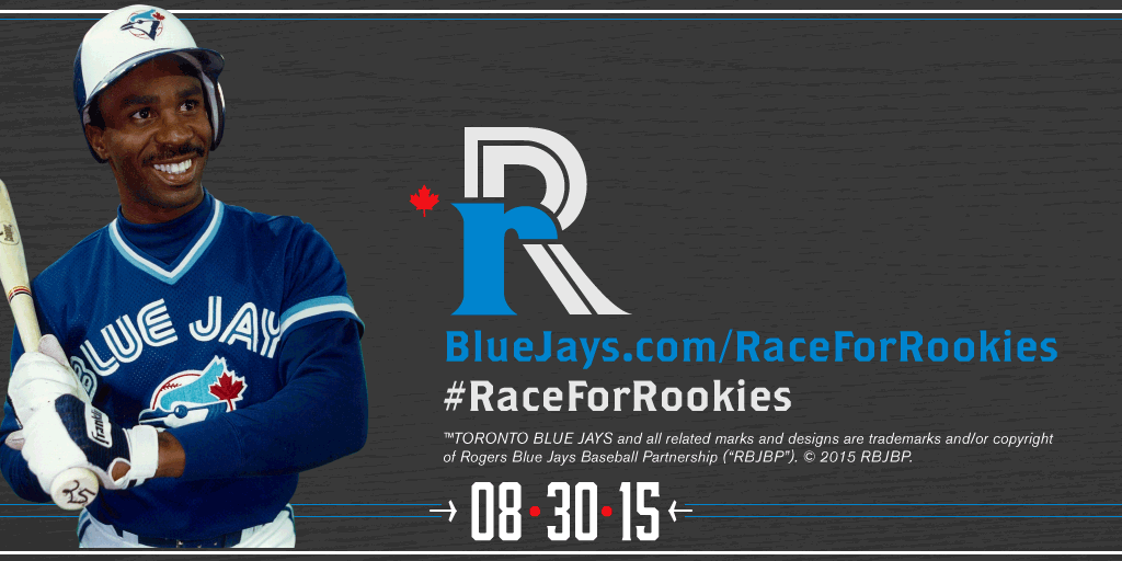JCFYoungPros's tweet photo. Already bursting with @BlueJays excitement? Well here’s more: DEVON WHITE will be joining us for #RaceForRookies! http://t.co/m6H1CMeLm2