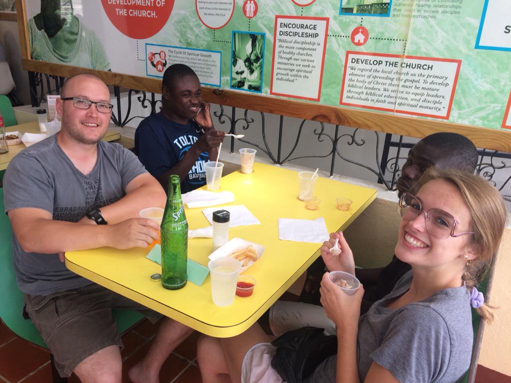 AnthonyOlusola's tweet photo. Lunch date with our friends... They belong in the restaurant like anyone else 😊 http://t.co/b7C298MJZj