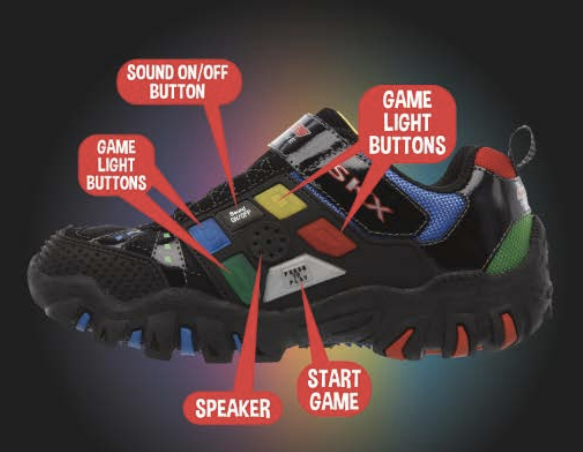skechers has video game shoes and they 