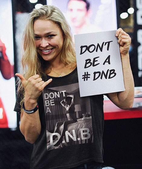 Check out my first ever limited edition shirt! Don't be a #DNB 👊 represent.com/ronda