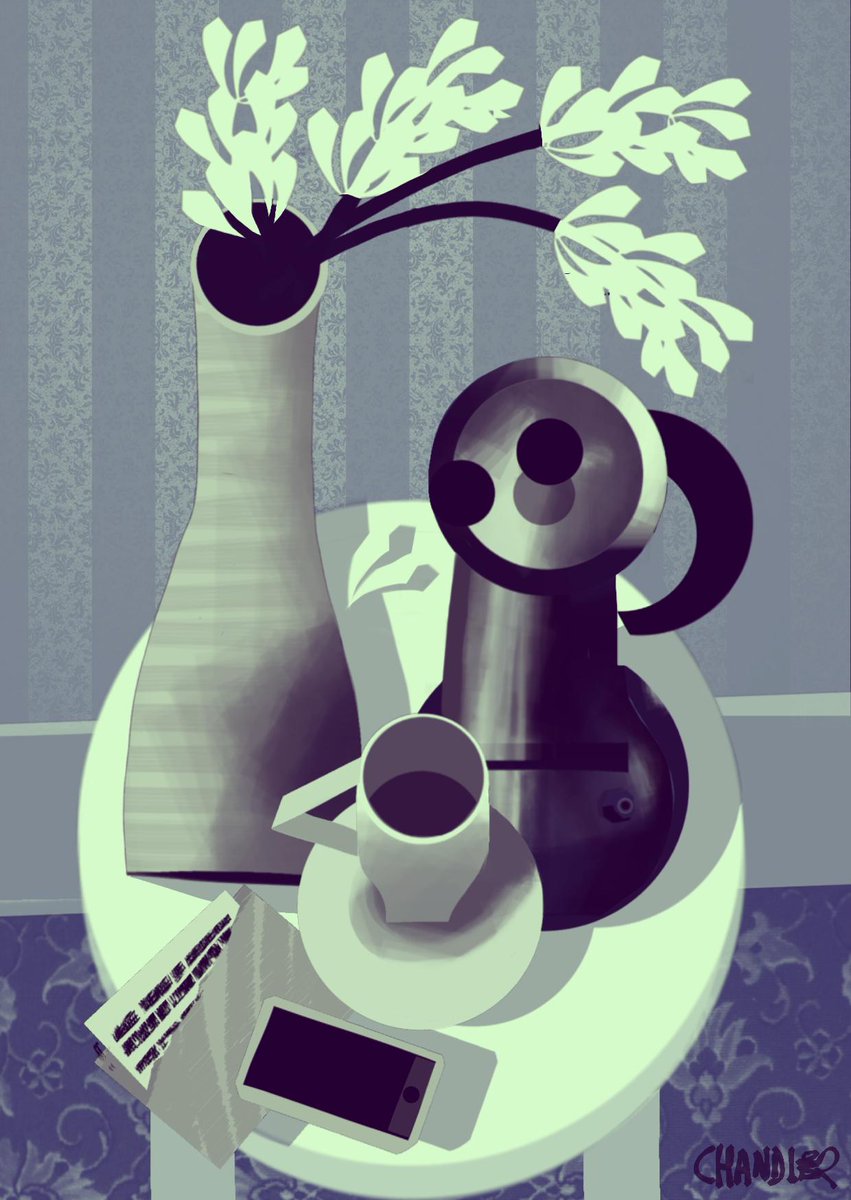 davidchandl3r's tweet photo. Still life with #Apple #iPhone - #ipad with #BrushesXP http://t.co/XVQ1wusMtz