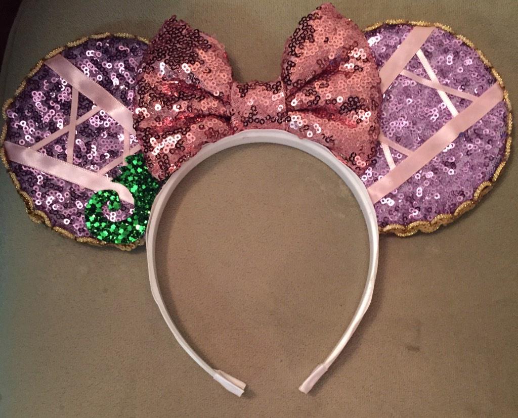 UnleashedDisney's tweet image. My new ears! #disneyside #disney #Rapunzel #tangled #wdw @TheMandyMoore