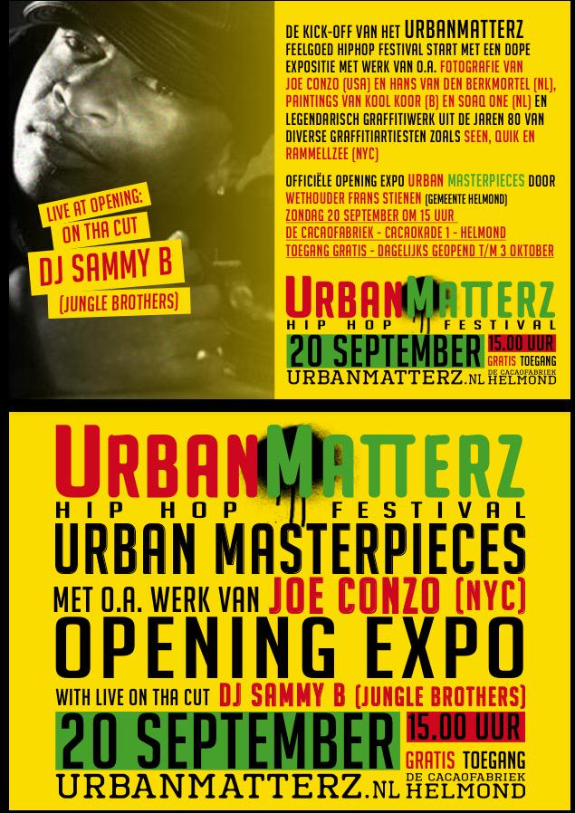 Urban_Matterz's tweet image. Officiële Opening urbanmatterz! Met DJ Sammy B (jungle brothers) &amp;amp; wethouder Frans Stienen!