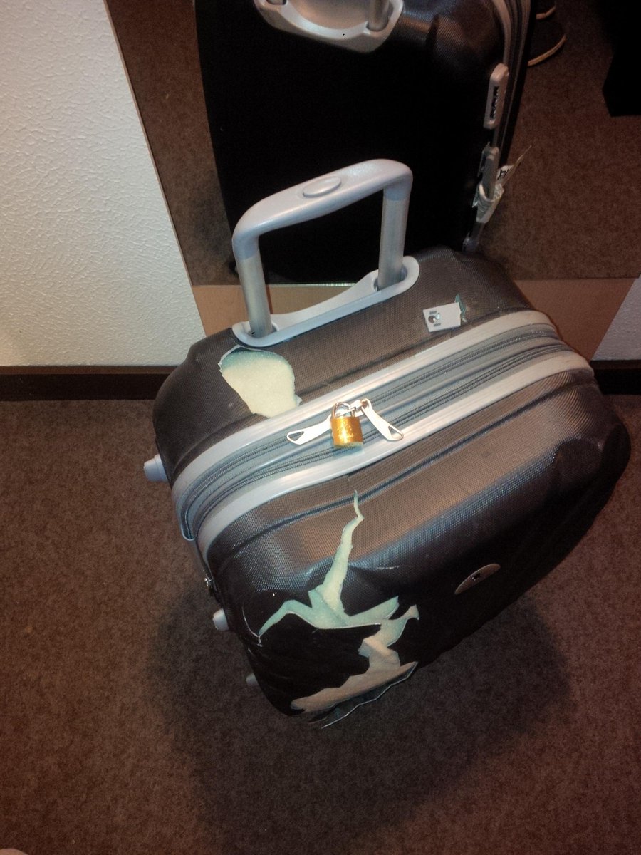 klm damaged luggage