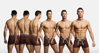 RMadridInfo's tweet photo. Pics: Cristiano modelling the CR7 underwear range http://t.co/jngm78tkjL