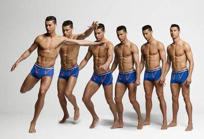 RMadridInfo's tweet photo. Pics: Cristiano modelling the CR7 underwear range http://t.co/jngm78tkjL