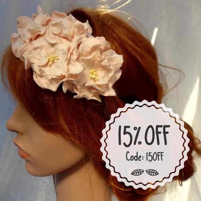 Think By Thing (@thinkbything) on Twitter photo 15% OFF This Splendid and Gorgeous Pink Gardenias Floral Headband by <a href="/CLOUDCAKE/">Juliette Read</a> Get Yours Now! goo.gl/9Ulkue 15% OFF This Splendid and Gorgeous Pink Gardenias Floral Headband by <a href="/CLOUDCAKE/">Juliette Read</a> Get Yours Now! goo.gl/9Ulkue