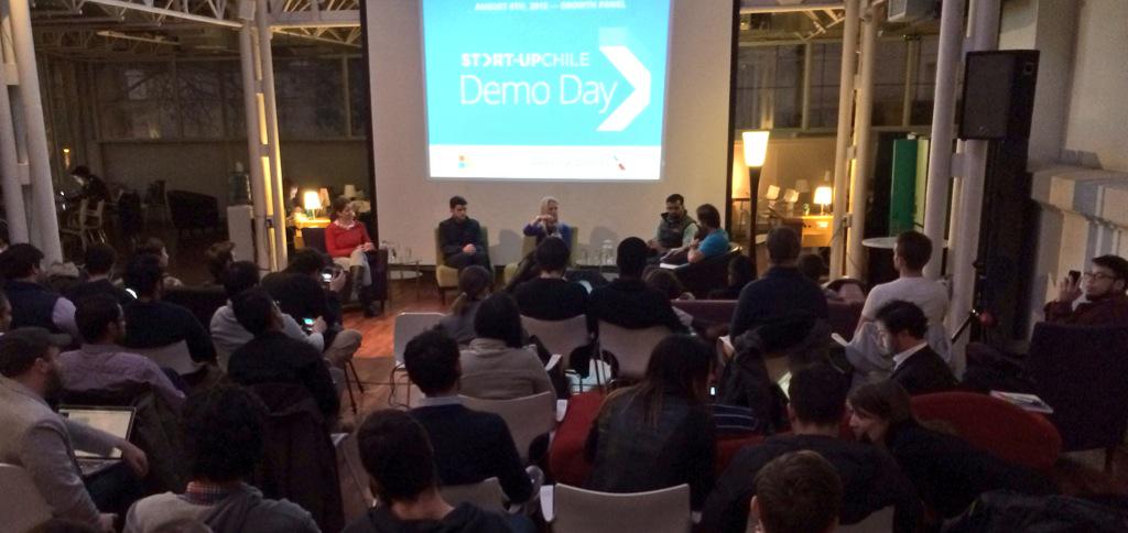 Growth panel at CMI w <a href="/Maryloukelley/">Mary Lou Kelley</a>, <a href="/paulsingh/">Paul Singh</a> and <a href="/AlishaBethT/">Alisha Templeton</a> after <a href="/startupchile/">Start-Up Chile by Corfo</a> Demo Day