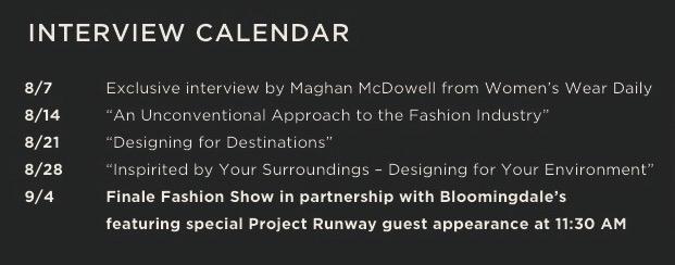 Bespoke_SF's tweet image. Meet #DesignerJake from @ProjectRunway every Friday in August from 4:30pm -6:00pm starting tomorrow!