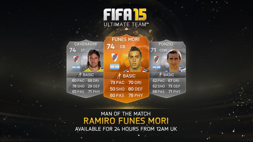 EASPORTSFC's tweet photo. #MOTM is Ramiro Funes Mori #FUT http://t.co/aCRq3c2SBY