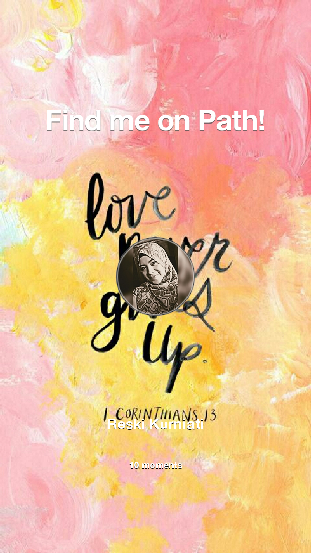 Rkurniaa_'s tweet photo. Find me on #Path now! Go to: http://t.co/B0XCBUSAF3! #thepersonalnetwork http://t.co/J298yG36eo
