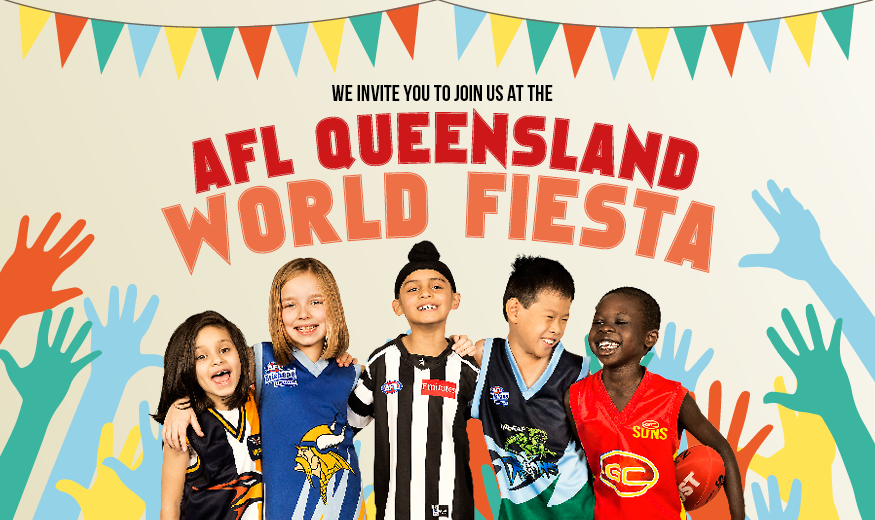 AFLQ's tweet photo. Don't miss the chance to see @afrobeatqld today at #WorldFiesta! Food, footy and fun from 3pm! http://t.co/v58vL4NfOi http://t.co/lHZYaeo2LA