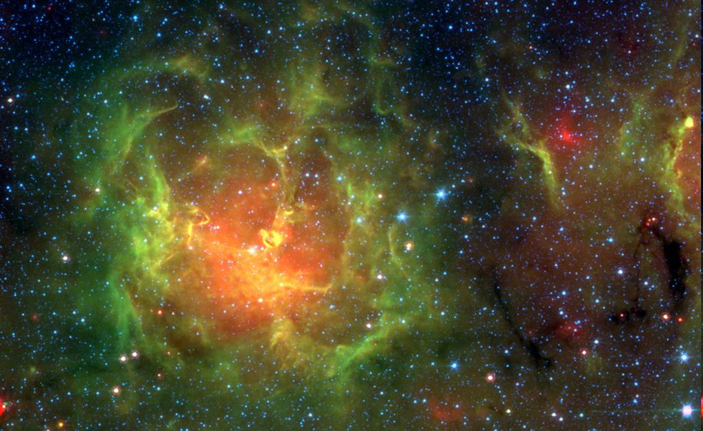 MaxEnbell's tweet photo. Infrared Trifid http://t.co/GjR7yG4Z1T #Trifid #Nebula #Messier20 #NASA #Astronomy #Beauty http://t.co/3BeINO9VrF
