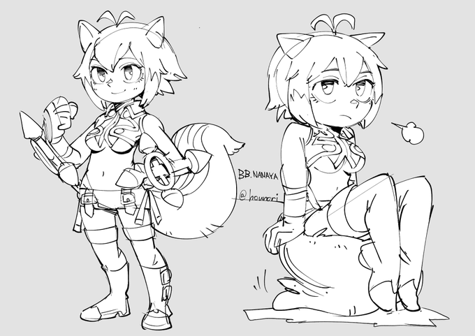 お絵描き:BB ナナヤ 