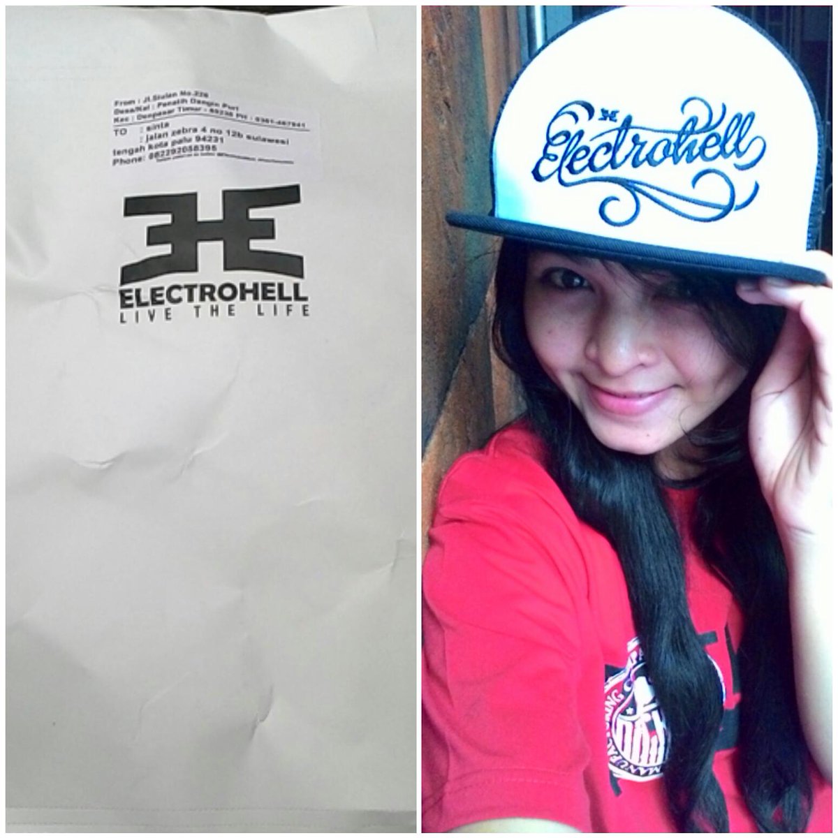 Gecktha's tweet photo. Makasih @ElectrohellBali http://t.co/mDVRAMZNJQ