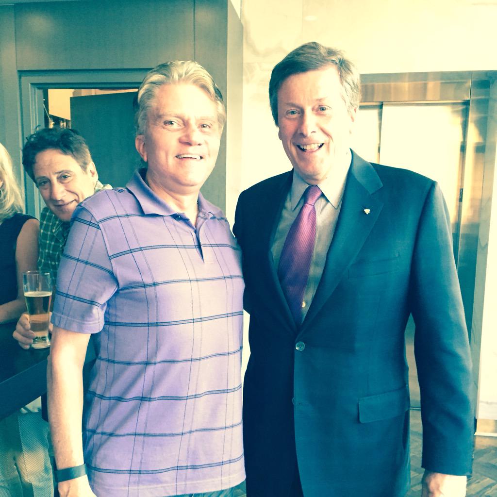 Great to see Roger Ashby of <a href="/1045CHUMFM/">chum1045</a> tonight at launch of <a href="/Taste_Danforth/">Taste Danforth</a> at <a href="/TheForthTO/">The Forth</a>. #TOpoli
