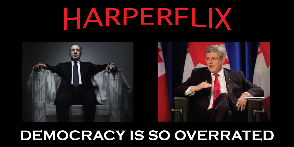 1votecan's tweet photo. Good to hear Mulcair mention electoral reform but focus overall was on Senate Reform.
#HarperANetflixShow #macdebate http://t.co/8np8fsyT3R