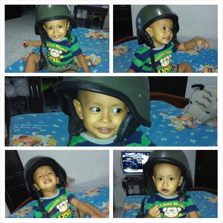 DiahFajarini's tweet photo. pulang langsung sembuh... ceria... kangen ayah kayaknya http://t.co/SZmu5f97cr