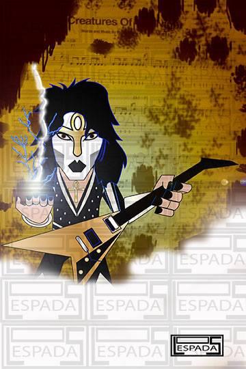 9Tawan99: peignezvotrevie: LethaLos: My birthday illustration tribute to Vinnie Vincent. Happy Birthday.  