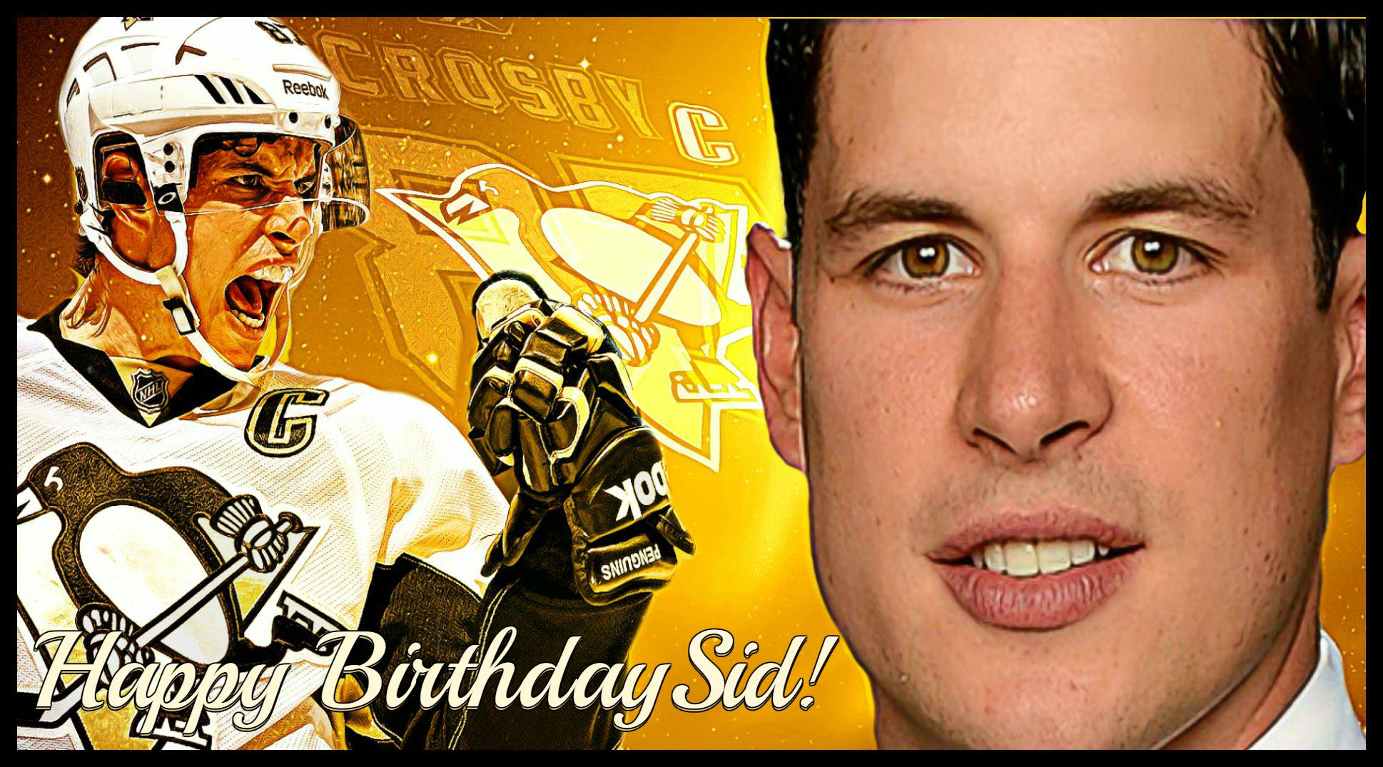 Wishing Pittsburgh Penguins Captain Sidney Crosby a very Happy 28th BDay!  May your Cup Runneth Over! 