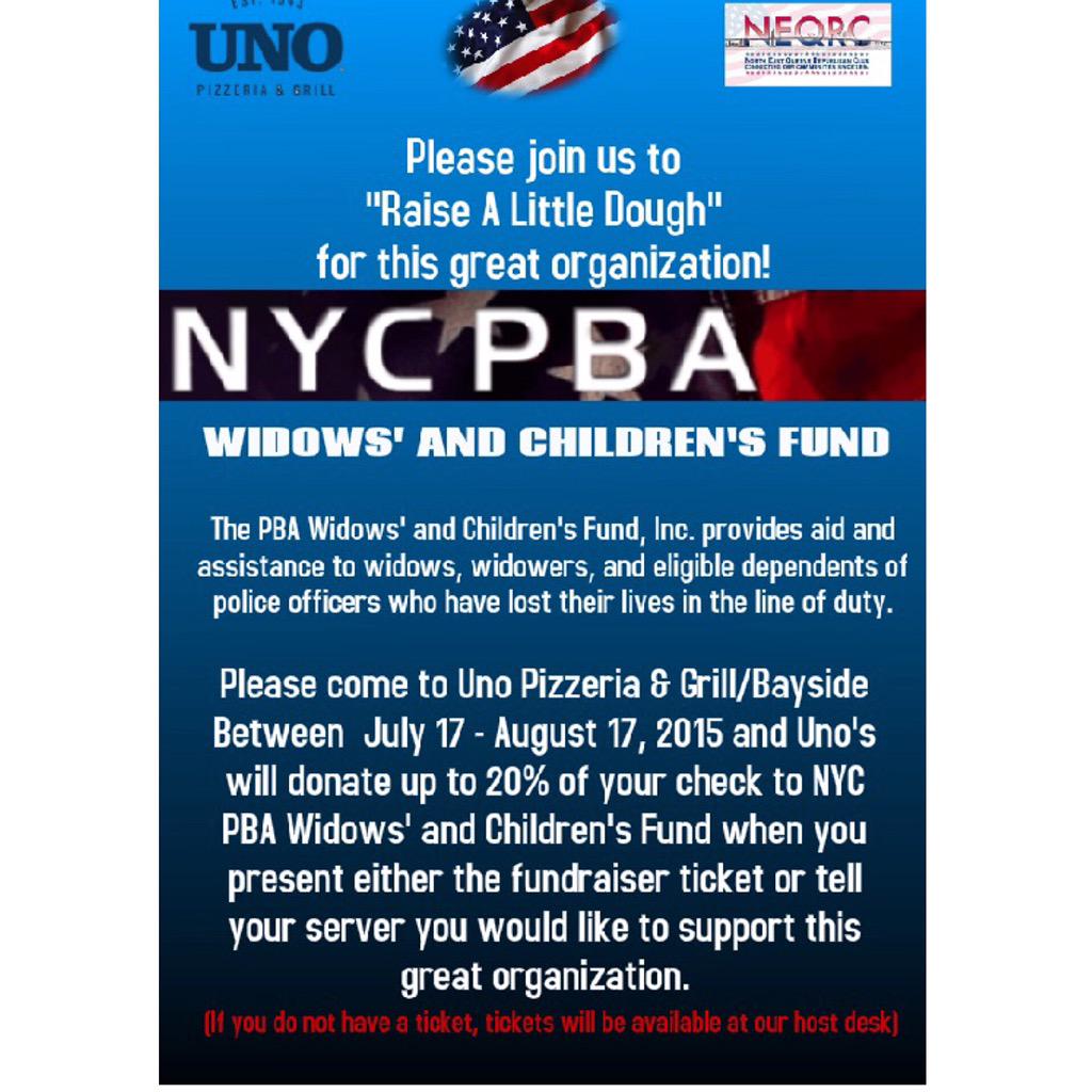 NEQRepublicans's tweet photo. Don't miss our fundraiser for #nypd widows and orphans http://t.co/JwIw2l9duP