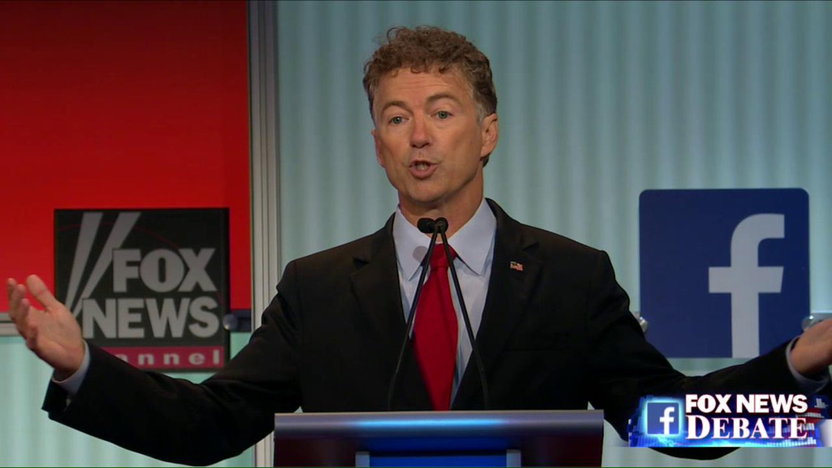 FoxNews's tweet image. .@RandPaul: We cannot give away money we don't have. We do not project power from bankruptcy court. #GOPDebate