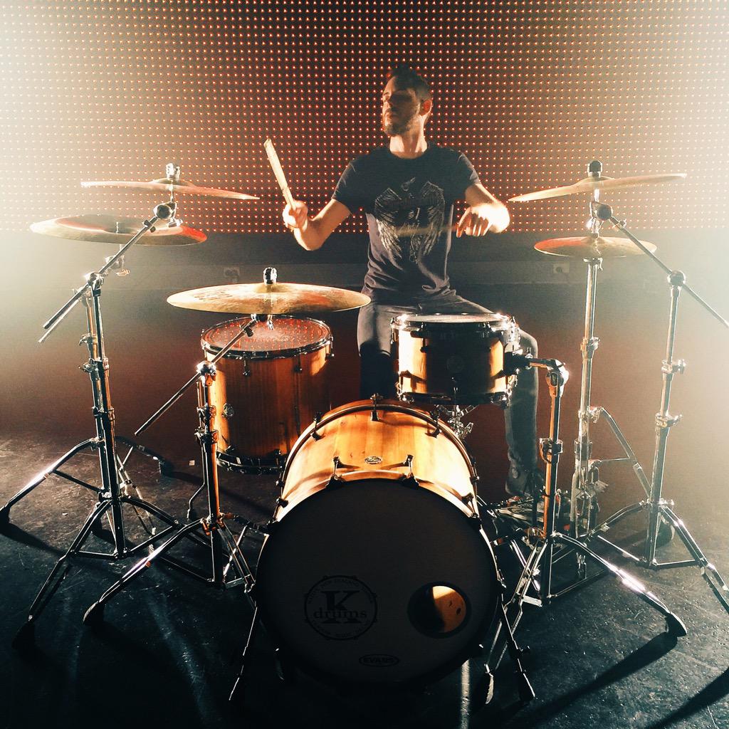 savingxgrace777's tweet photo. @singdisorder killing it behind the kit for our second video shoot today. Can't wait to show you what we are cooking. http://t.co/Ldr8xzUTdB