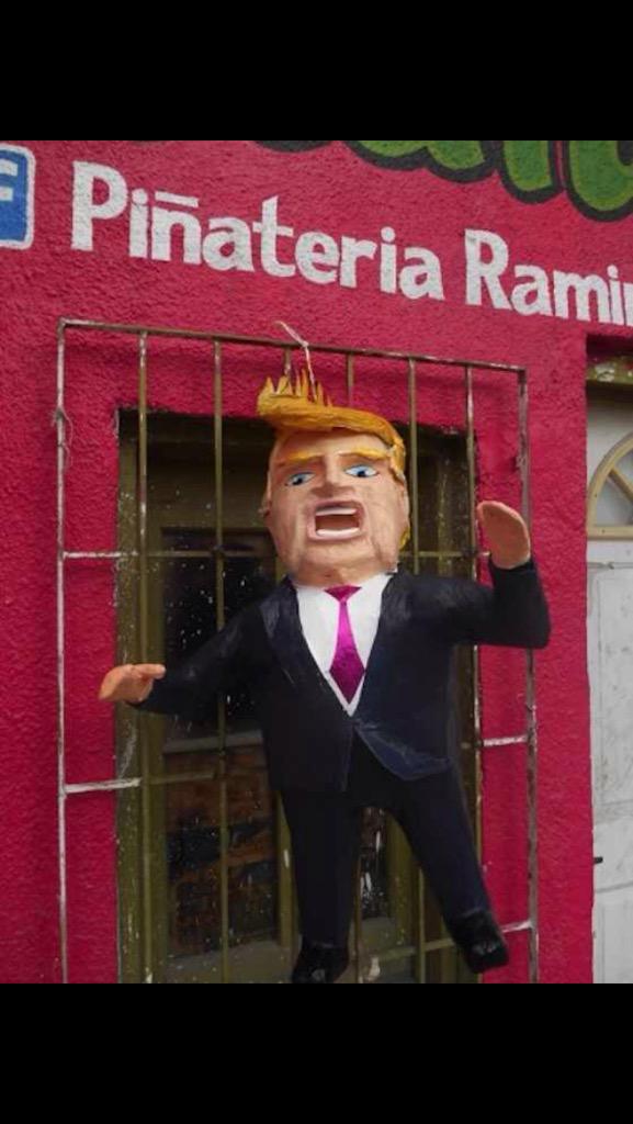 AlexisValentina's tweet photo. @realDonaldTrump &amp; this is what Mexicans think of you... http://t.co/OJnGrstnGP