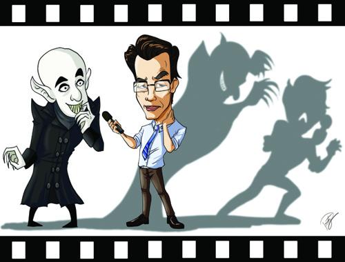 koifish84's tweet image. #tbt David Ono caricature. #davidono #abc7eyewitness #abc7 #caricature #illustration #csuf